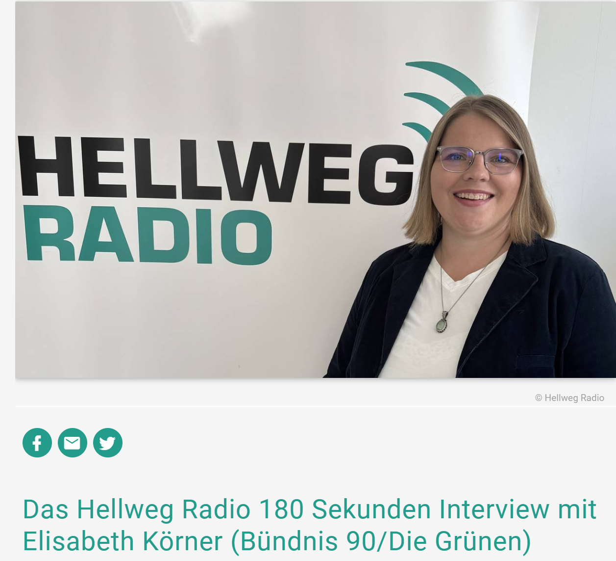 Interview bei Hellweg Radio